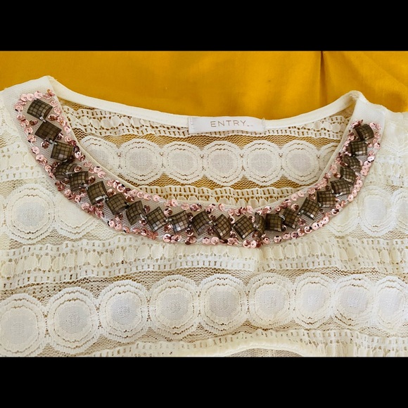 🎉2 for $15🎉 White Lace Bodycon Dress - Picture 2 of 4